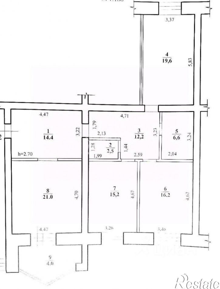 3-комн квартира Угданская улица, 3,  д. 3