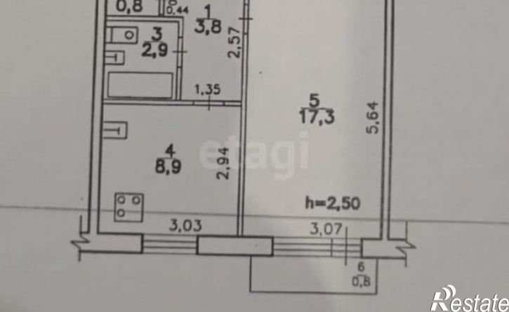 1-комн квартира Малая улица, 2А,  д. 2А