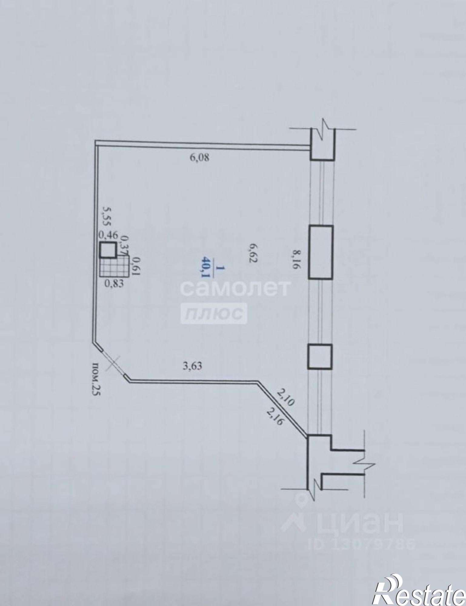 Купить помещение свободного назначения за 4 488 800 рублей на улица Богомягкова, 12А