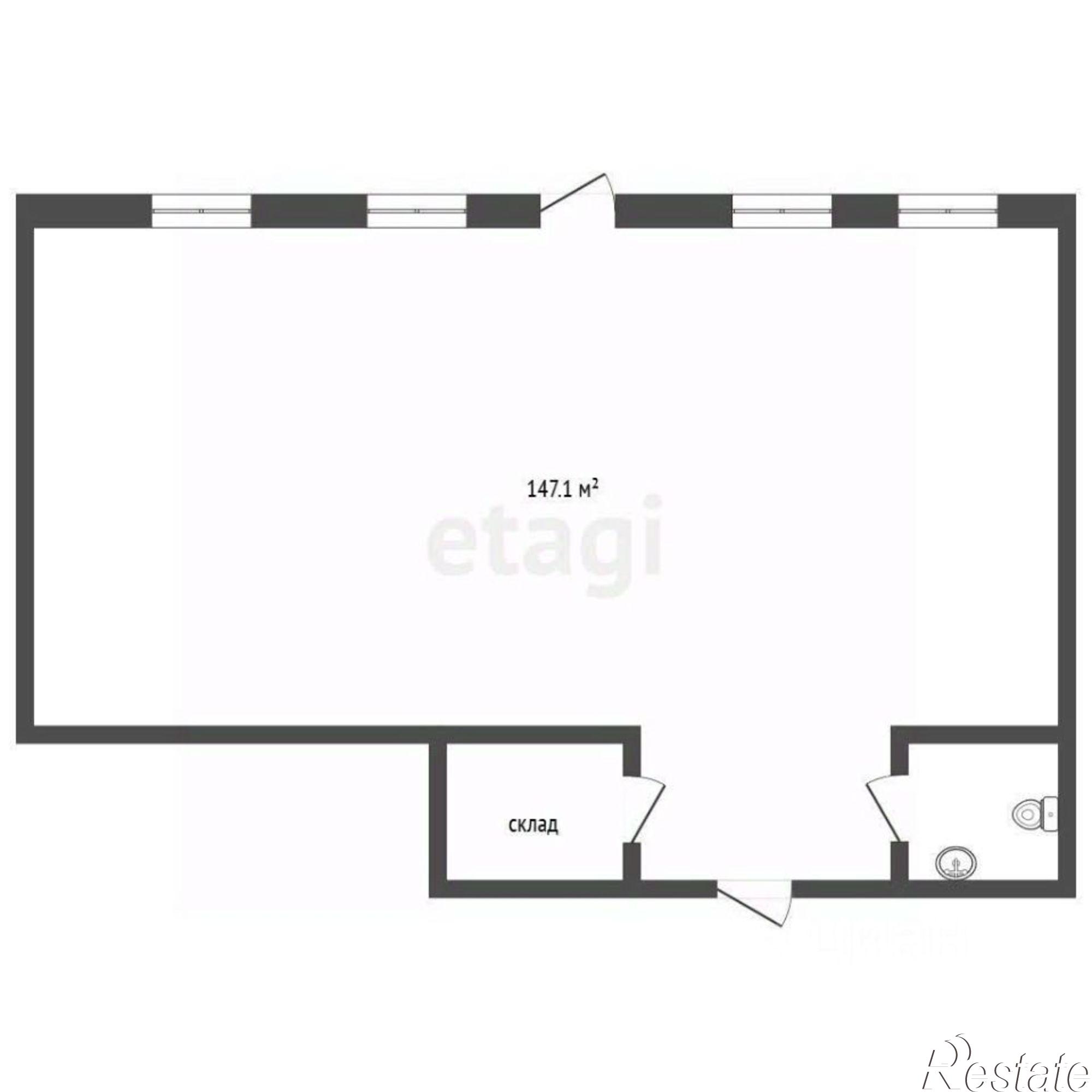 Купить торговое помещение за 11 992 000 рублей на микрорайон Агрогородок Опытный, 1