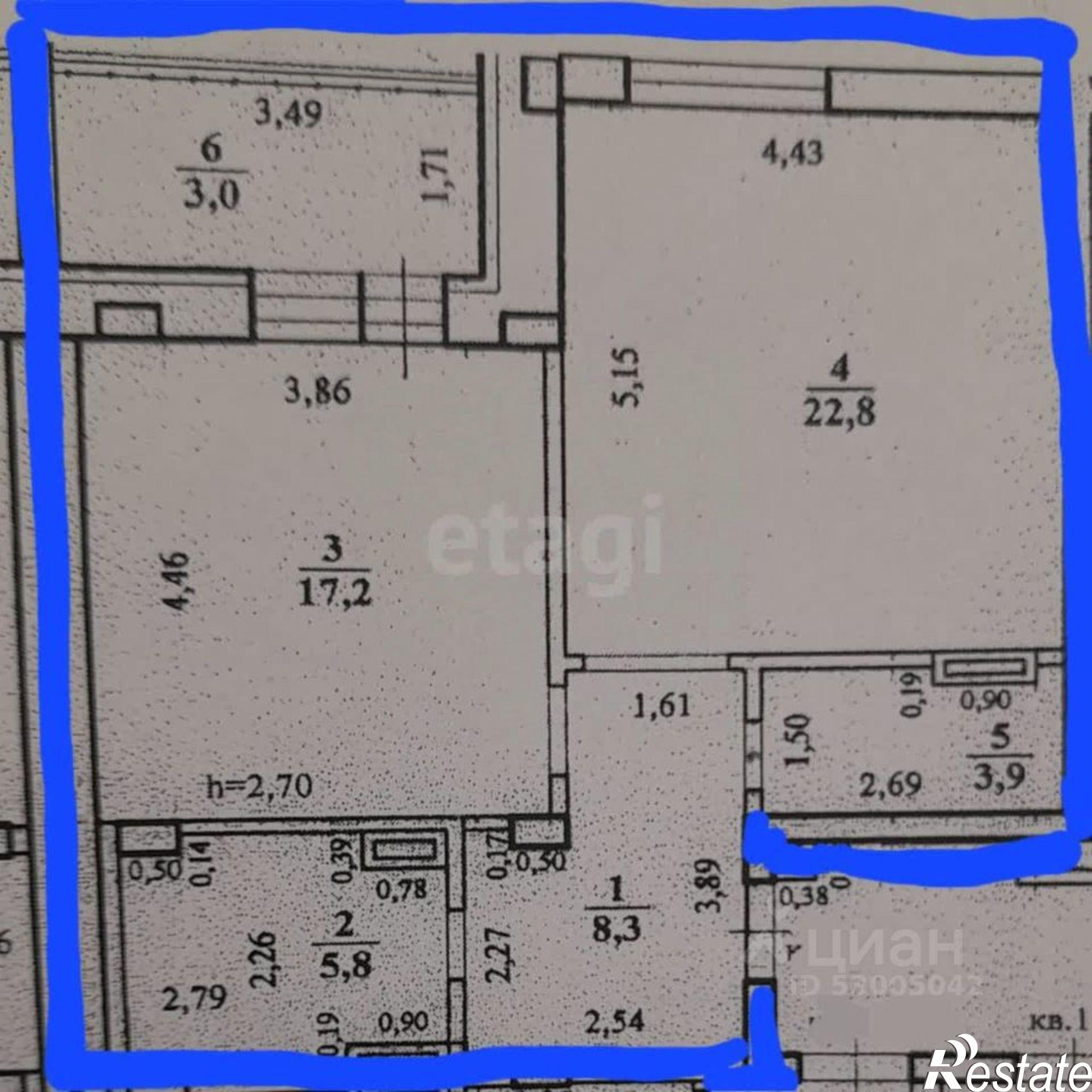 Сдать квартиру за 35 000 рублей на улица Шилова, 43