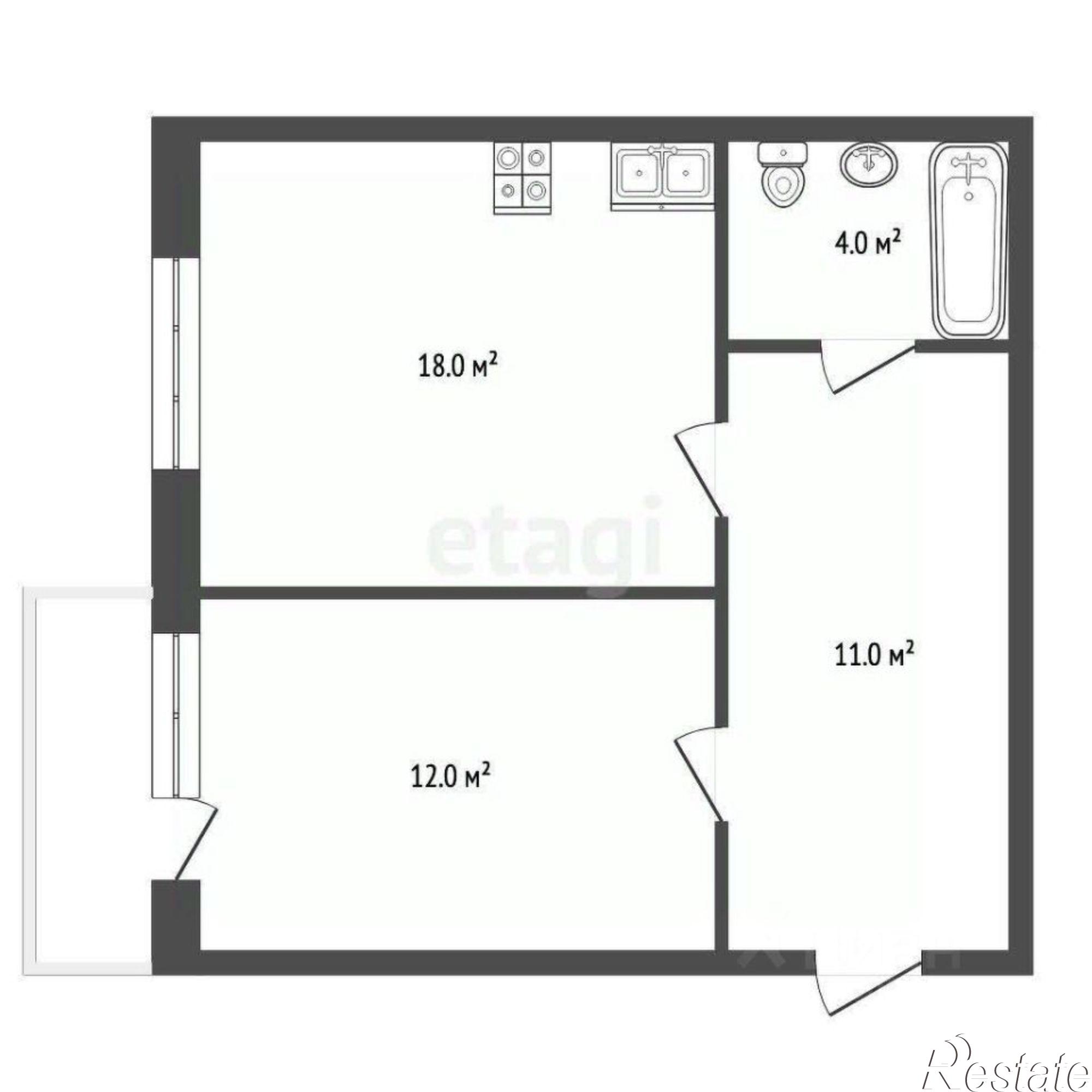 Купить квартиру за 8 500 000 рублей на Алданская улица, 11