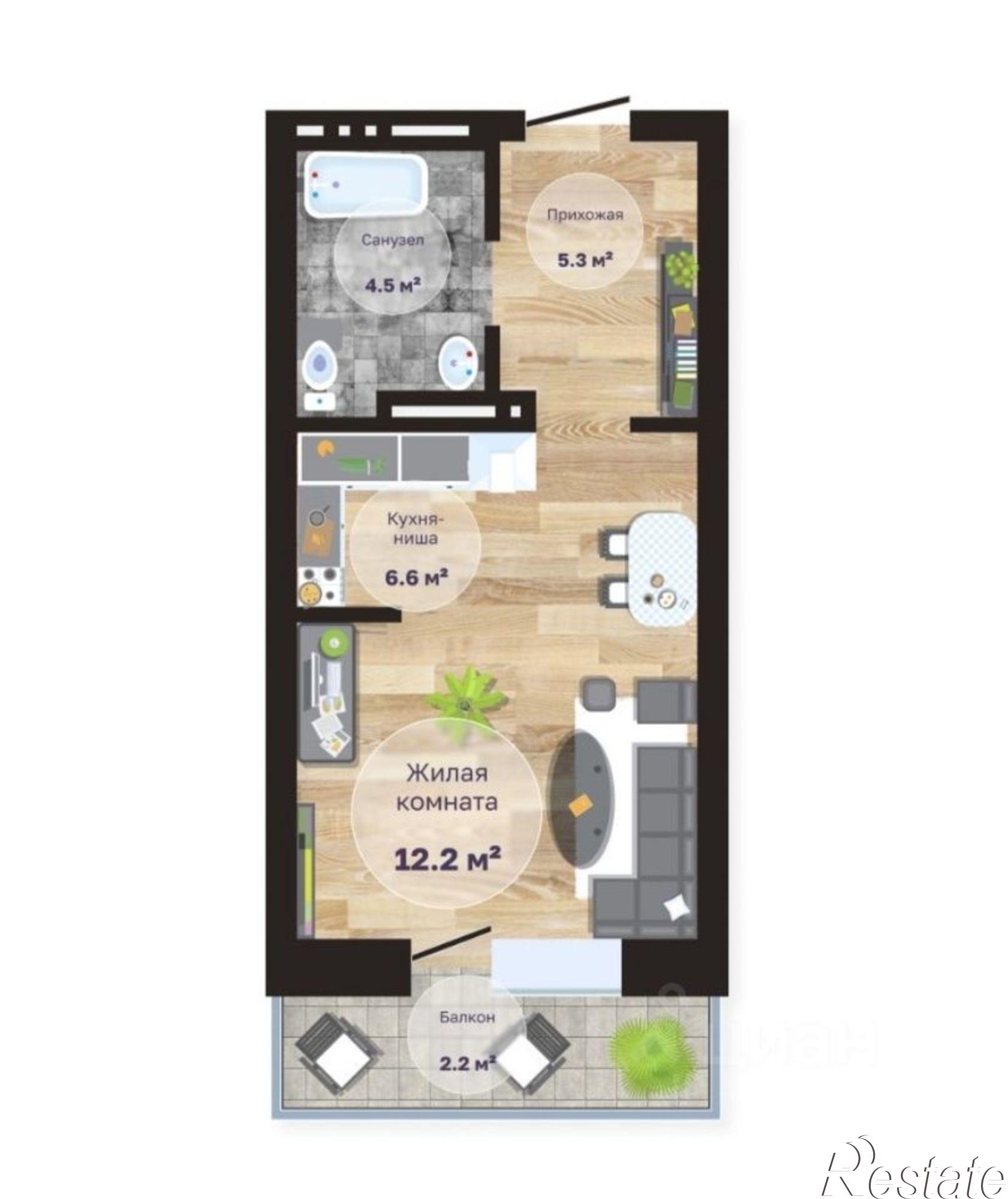 Купить квартиру за 5 490 000 рублей на улица Ленина, 39