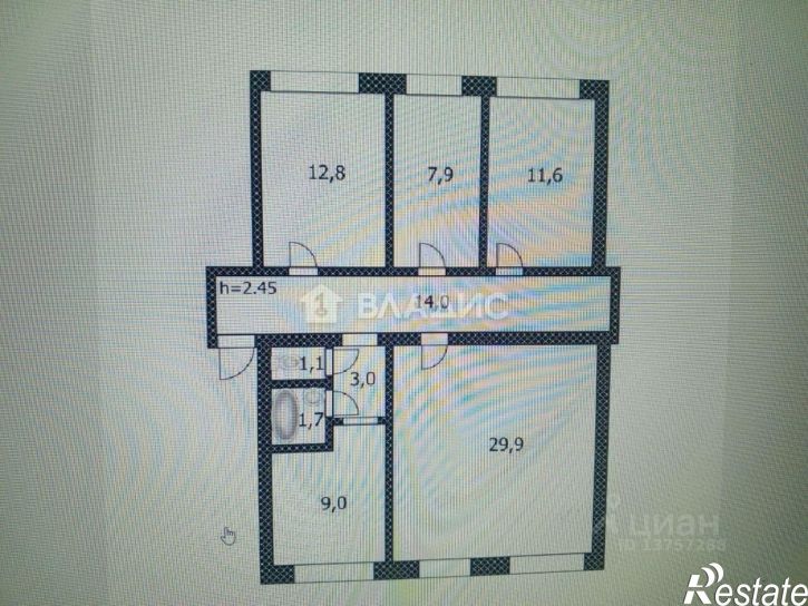 4-комн квартира улица Труда, 11,  д. 11
