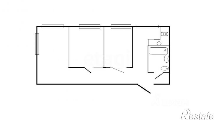 3-комн квартира городской округ Чита, Чита
