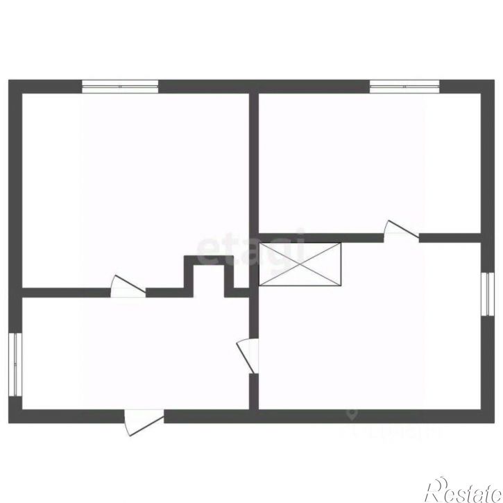 2-комн квартира улица Недорезова, 4А,  д. 4А