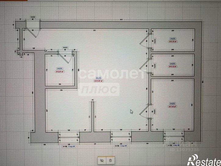 2-комн квартира Баргузинская улица, 17,  д. 17