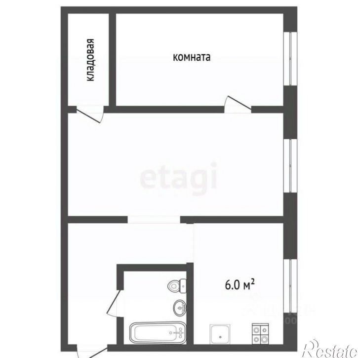 2-комн квартира улица Кутузова, 683,  д. 683