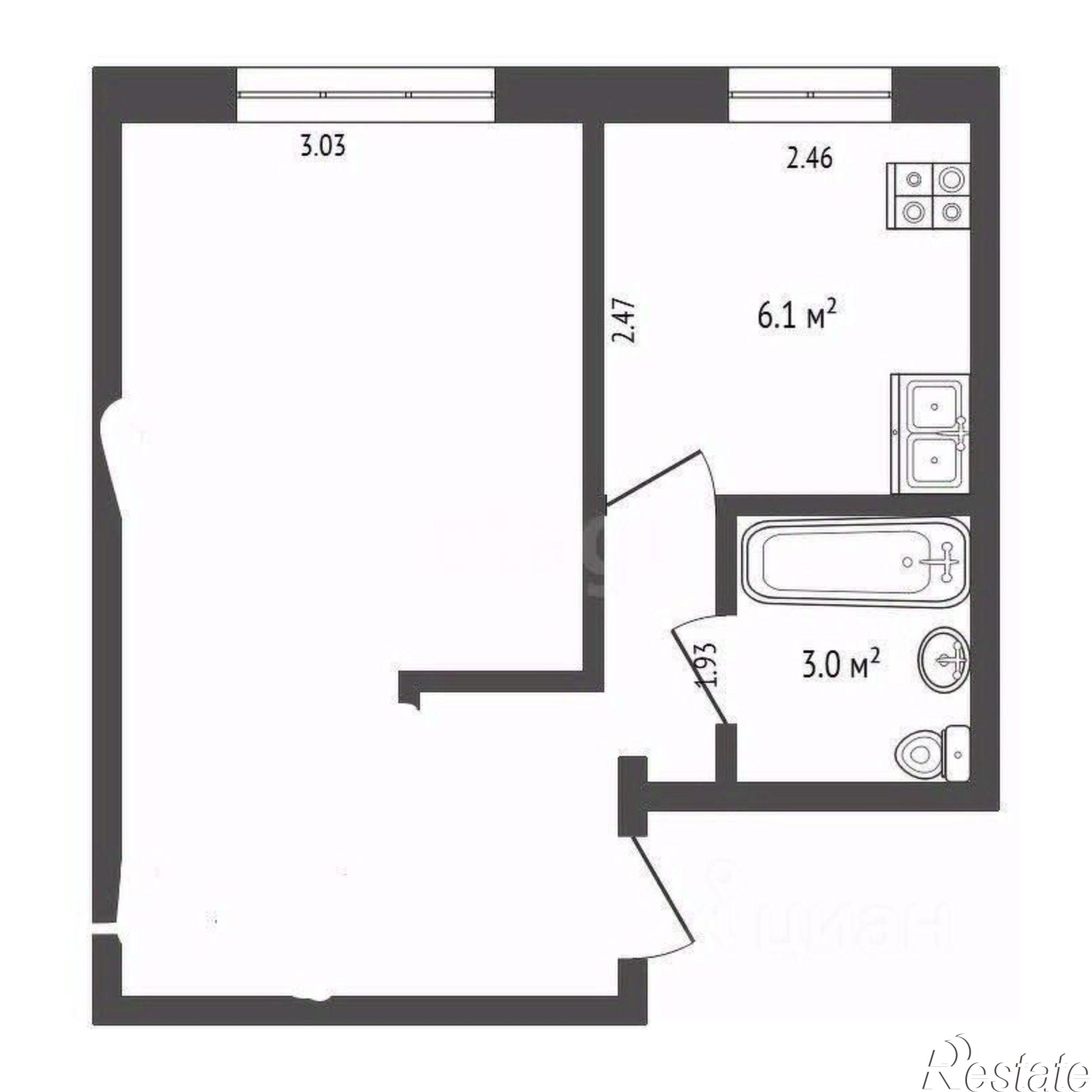 Купить квартиру за 4 500 000 рублей на Новобульварная улица, 86