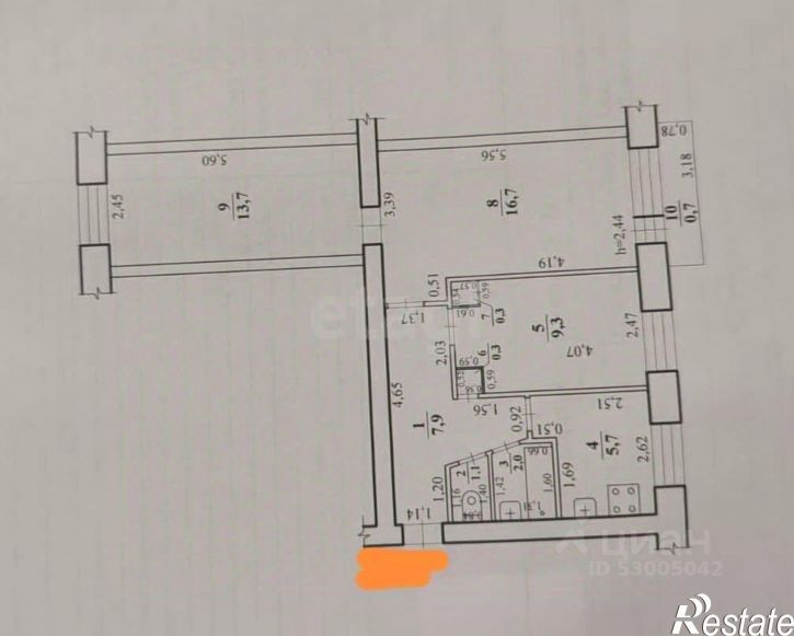 3-комн квартира Звёздная улица, 8,  д. 8