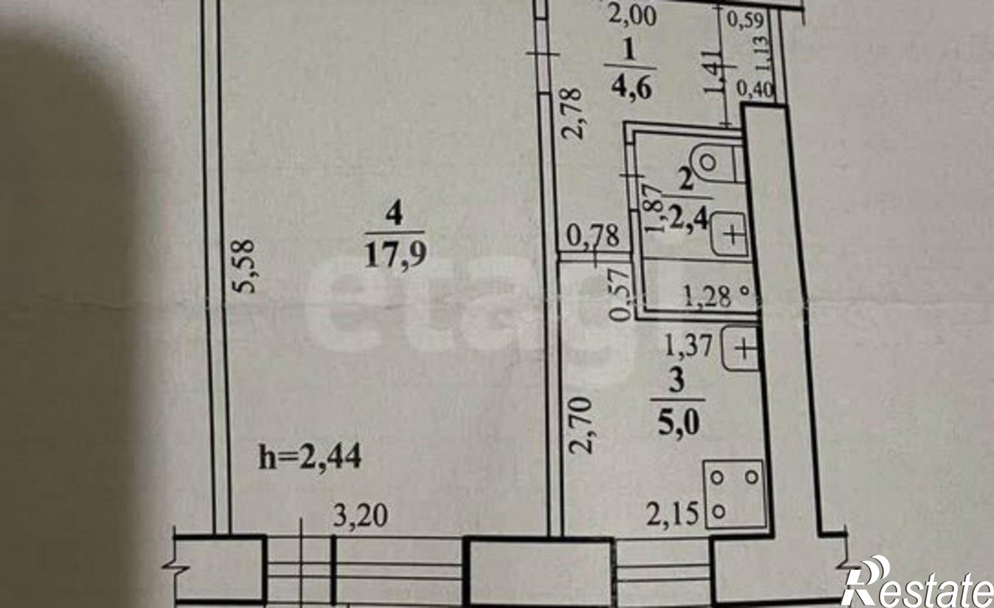 Купить квартиру за 4 300 000 рублей на улица Текстильщиков, 2