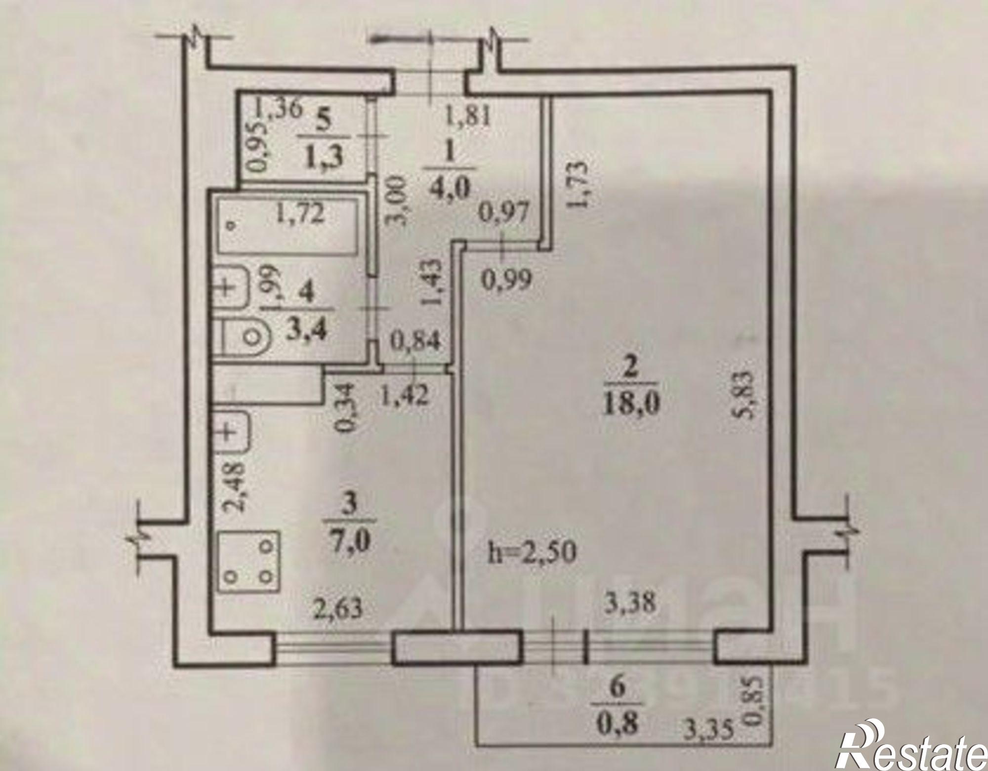 Купить квартиру за 5 150 000 рублей на Автогенная улица, 19