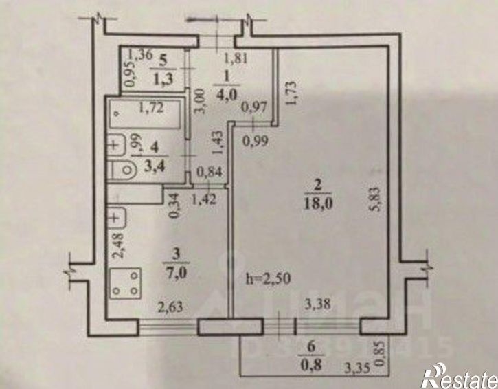 1-комн квартира Автогенная улица, 19,  д. 19