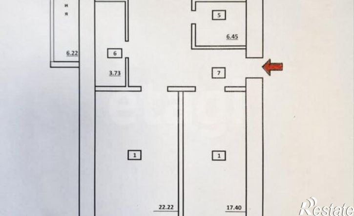 3-комн квартира Нагорная улица, 43,  д. 43