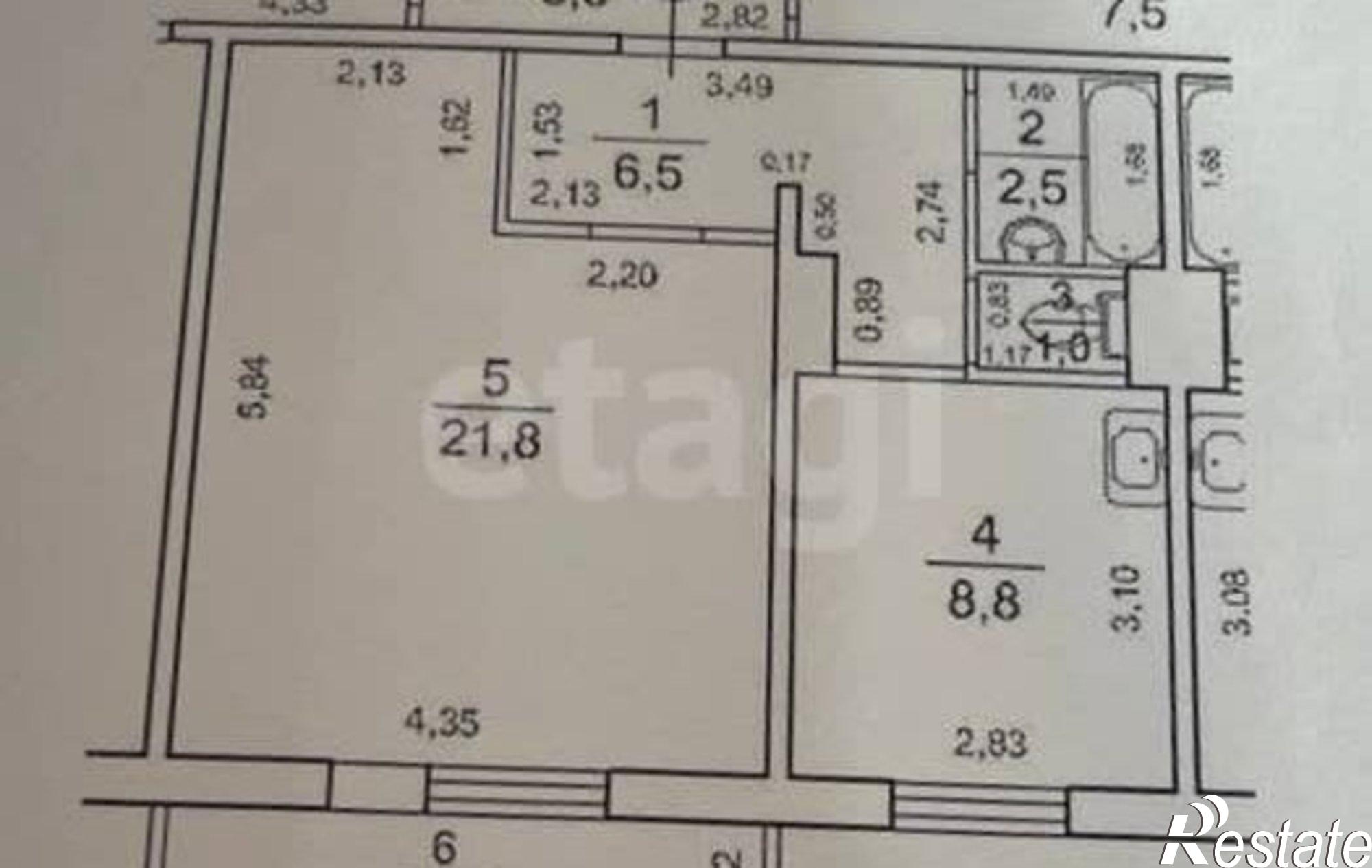Купить квартиру за 6 300 000 рублей на 2-я Шубзаводская улица, 35
