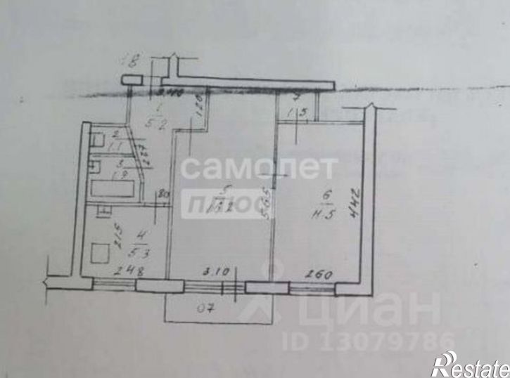 2-комн квартира улица Юности, 1,  д. 1