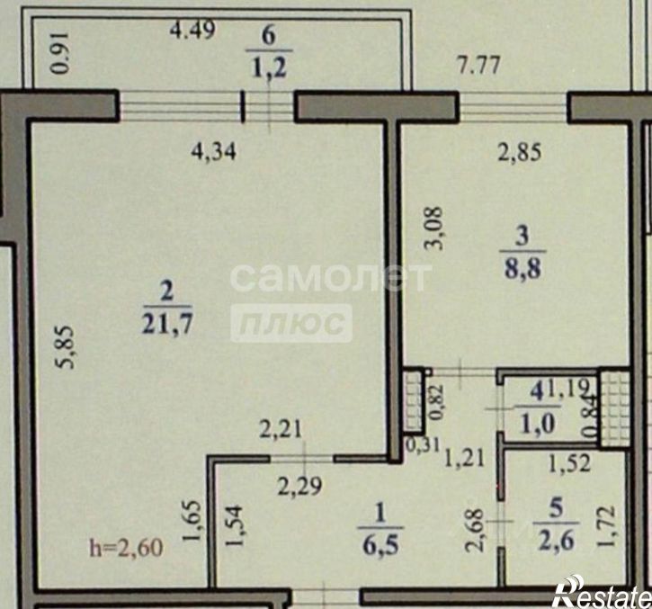 1-комн квартира проспект Фадеева, 18Б,  д. 18Б