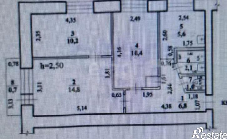 3-комн квартира Угданская улица, 17,  д. 17