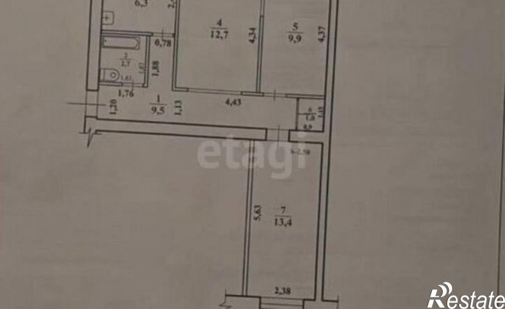 3-комн квартира улица Чайковского, 35,  д. 35