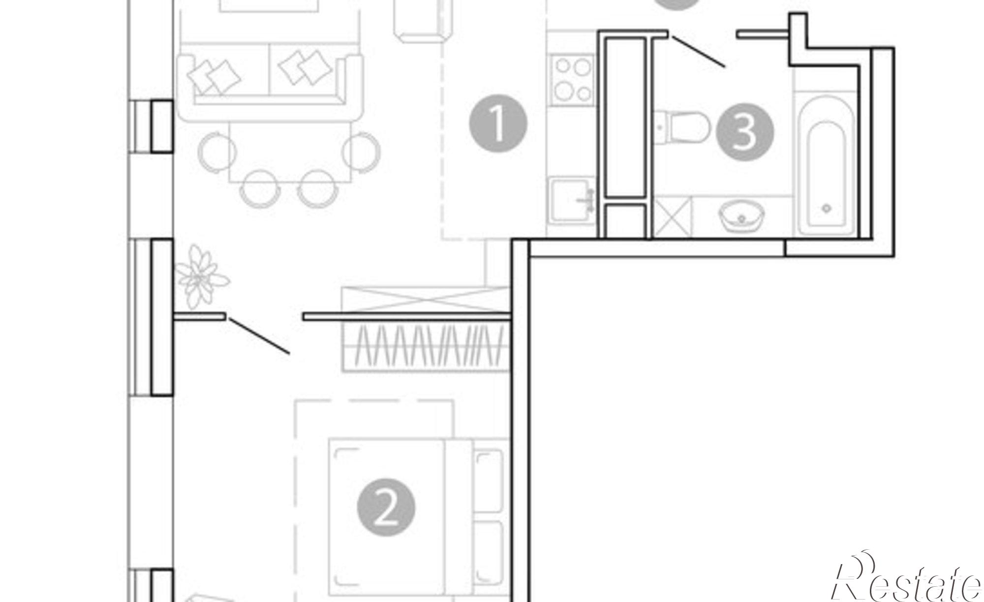 Купить квартиру за 5 230 380 рублей на 4-й Амурский переулок, 10