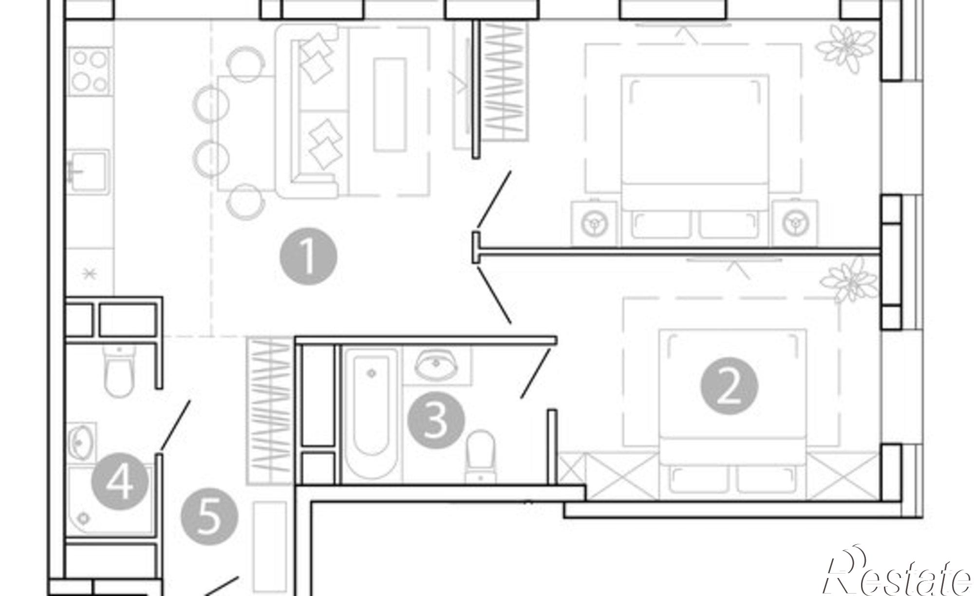 Купить квартиру за 5 244 990 рублей на 4-й Амурский переулок, 10
