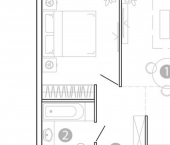 1-комн, 29 кв м, этаж 7/15 4-й Амурский переулок, 10