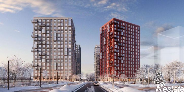 1-комн квартира в новом доме Железобетонная улица, 1/1