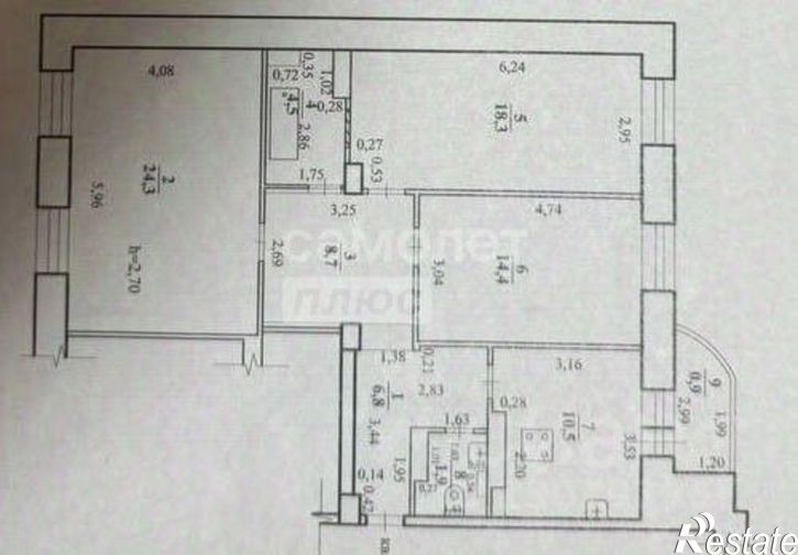 3-комн квартира улица Тимирязева, 40,  д. 40