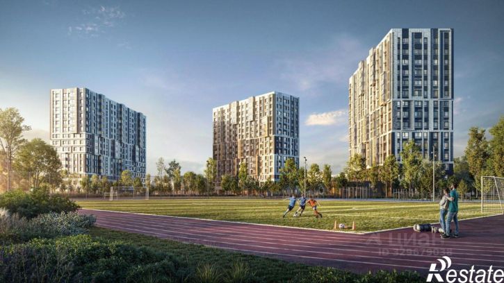 1-комн квартира в новом доме 4-й Амурский переулок, 16,  д. 16