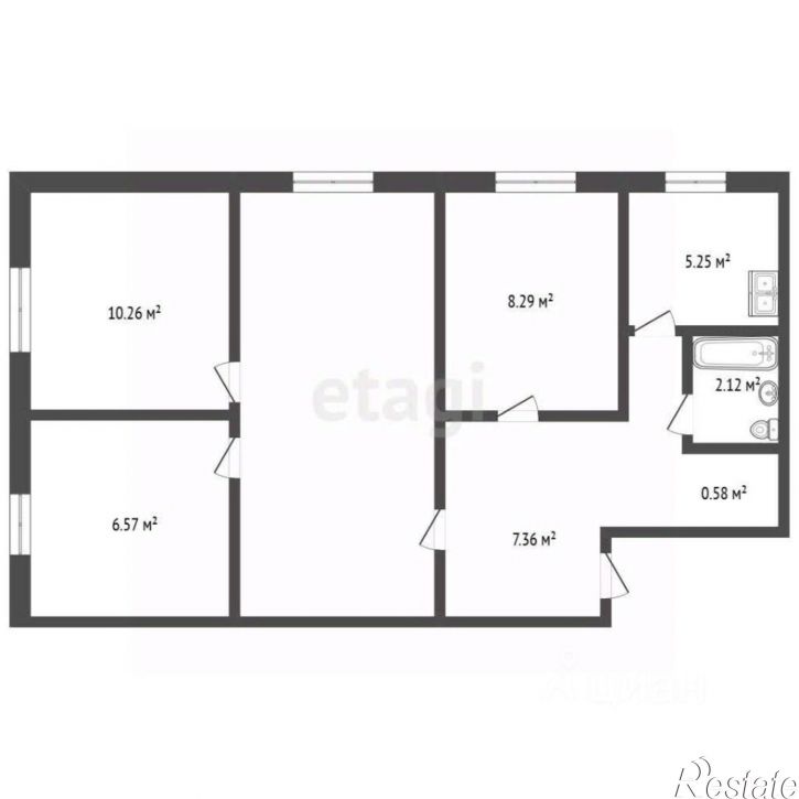 4-комн квартира улица Забайкальского Рабочего, 15,  д. 15
