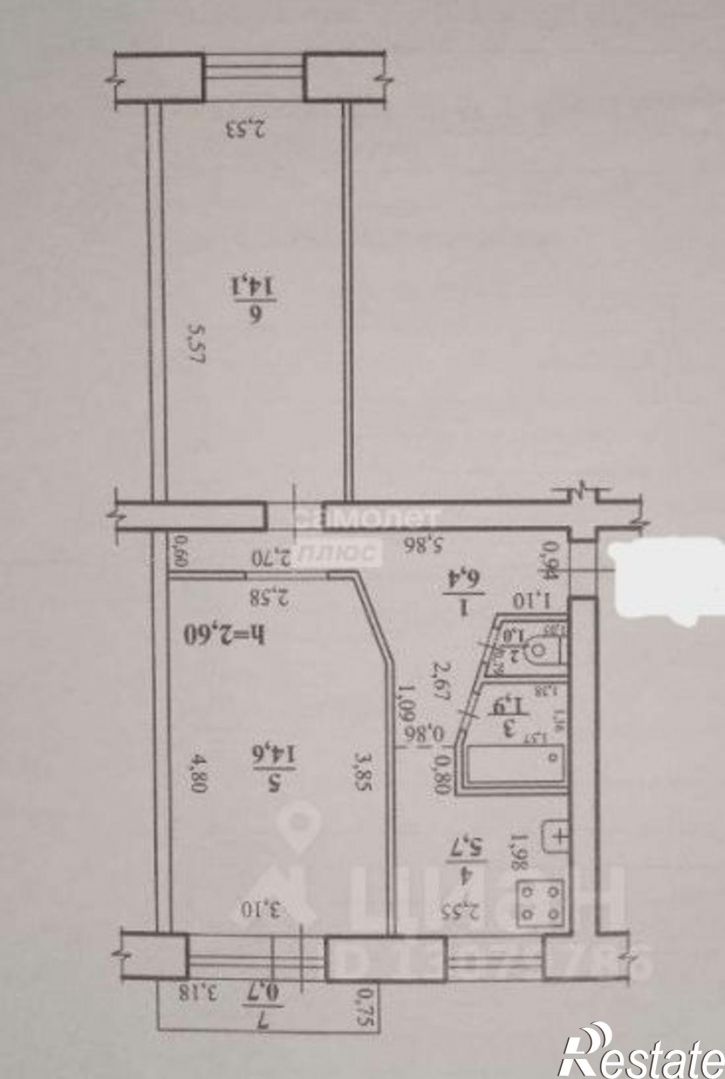 2-комн квартира улица Курнатовского, 76,  д. 76