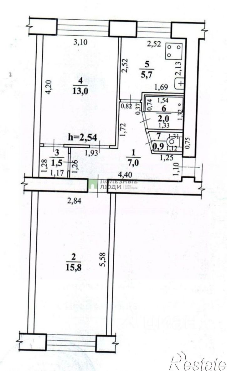 2-комн квартира Хабаровская улица, 10,  д. 10