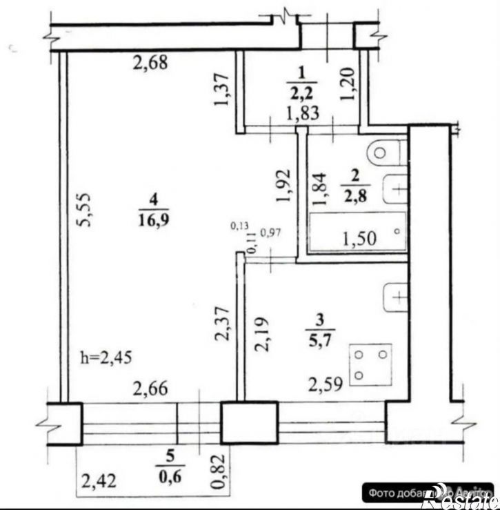 1-комн квартира улица Энтузиастов, 50,  д. 50