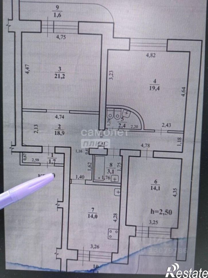 3-комн квартира Угданская улица, 16,  д. 16