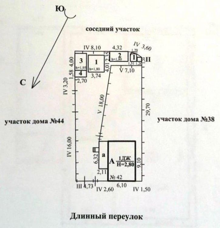 Коттедж/дом Длинный Переулок, 42