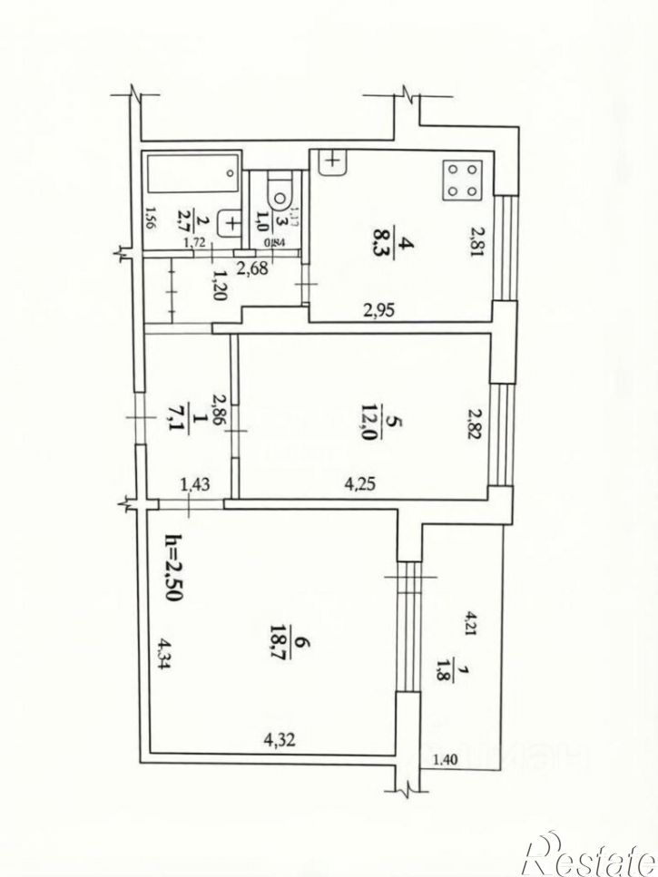 2-комн квартира Промышленная улица, 56,  д. 56
