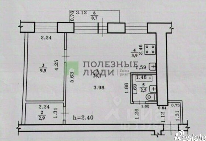 2-комн квартира Кастринская улица, 3А,  д. 3А