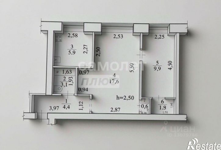 2-комн квартира улица Энтузиастов, 16,  д. 16