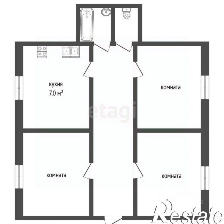 3-комн квартира улица Забайкальского Рабочего, 13,  д. 13