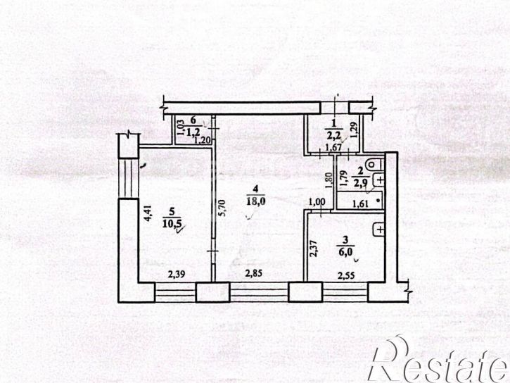 2-комн квартира улица Строителей, 23А,  д. 23А
