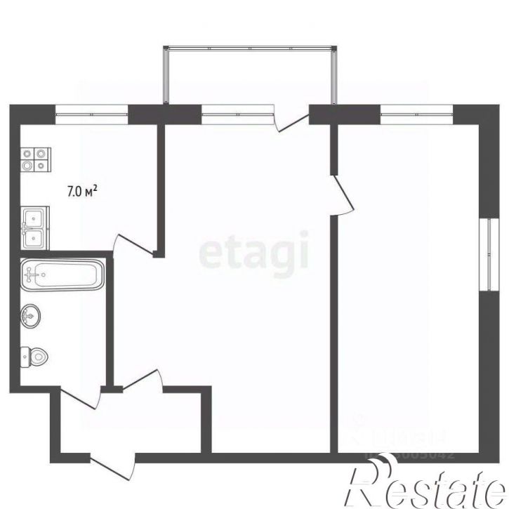 2-комн квартира Нагорная улица, 85,  д. 85