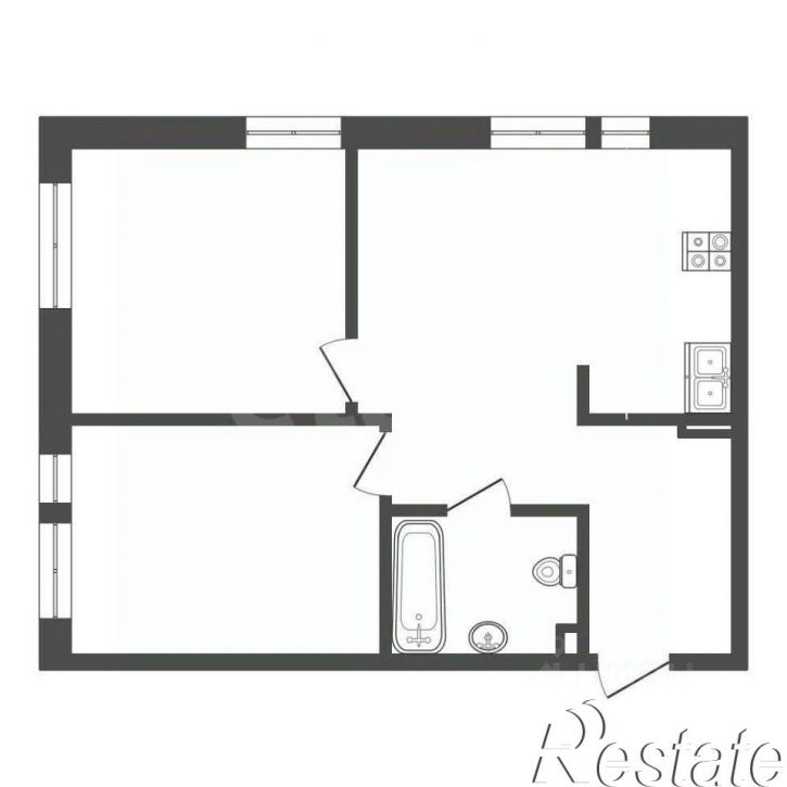 3-комн квартира Алданская улица, 11,  д. 11