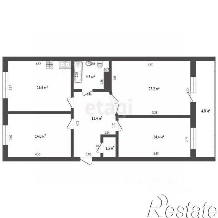 3-комн квартира улица Кочеткова, 22,  д. 22