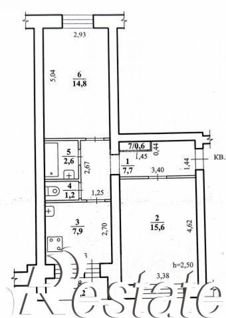 2-комн квартира Казачья улица, 3Г,  д. 3Г