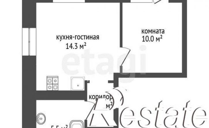 1-комн квартира улица Тимирязева, 23,  д. 23