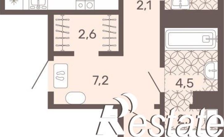 3-комн квартира в новом доме Обход Читы, 32,  д. 32