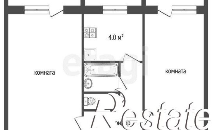 2-комн квартира Парковый переулок, 18,  д. 18